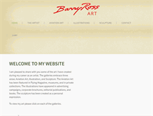 Tablet Screenshot of barryrossart.com
